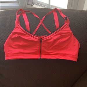 Lululemon Hot to Street Sports Bra Electric Coral